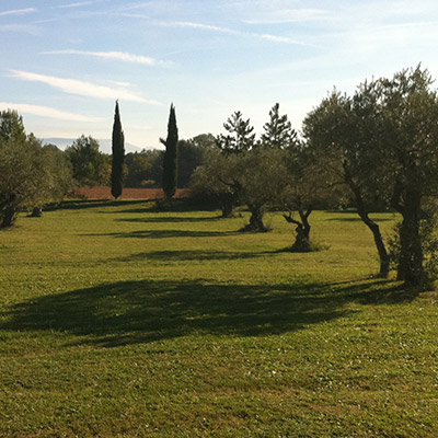 Aménagement d'espaces verts à Roussillon (Vaucluse)